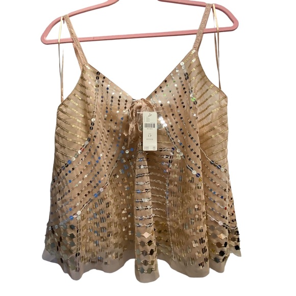 Sequin Mesh Swing Tank - Anthropologie - Picture 5 of 6